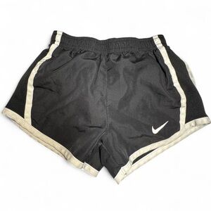 Nike Kids Black Shorts with White Trim